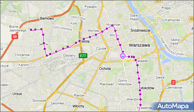 Rozkład jazdy tramwaju 10 na przystanku Nowowiejska 03. ZTM Warszawa na mapie Targeo