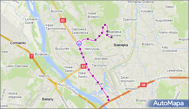 Rozkład jazdy autobusu 152 na przystanku Klasyków 04. ZTM Warszawa na mapie Targeo