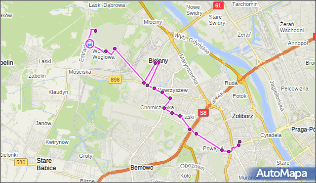 Rozkład jazdy autobusu 409 na przystanku Estrady 04. ZTM Warszawa na mapie Targeo