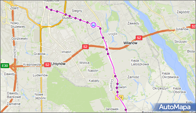 Rozkład jazdy autobusu 139 na przystanku Królowej Marysieńki 01. ZTM Warszawa na mapie Targeo