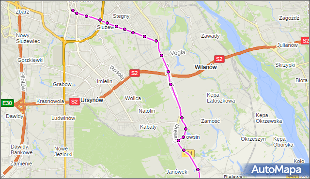 Rozkład jazdy autobusu 139 na przystanku Ogród Botaniczny 02. ZTM Warszawa na mapie Targeo