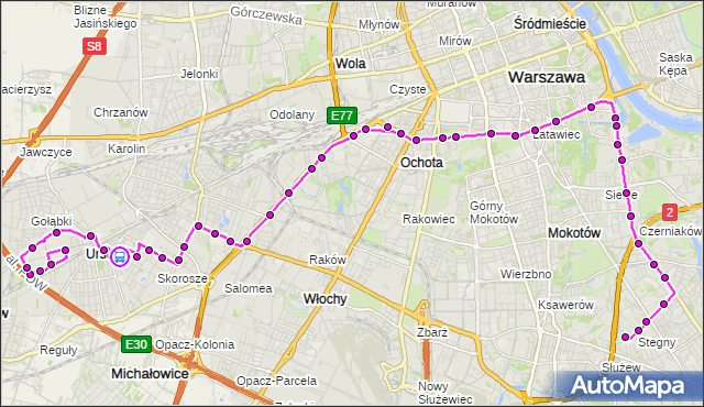 Rozkład jazdy autobusu 187 na przystanku pl.Tysiąclecia 01. ZTM Warszawa na mapie Targeo