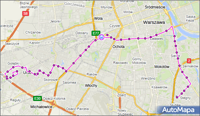 Rozkład jazdy autobusu 187 na przystanku Dw.Zachodni 02. ZTM Warszawa na mapie Targeo