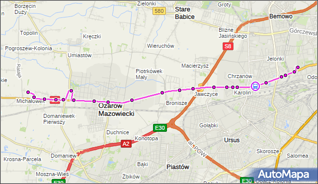 Rozkład jazdy autobusu 713 na przystanku Drzeworytników 02. ZTM Warszawa na mapie Targeo