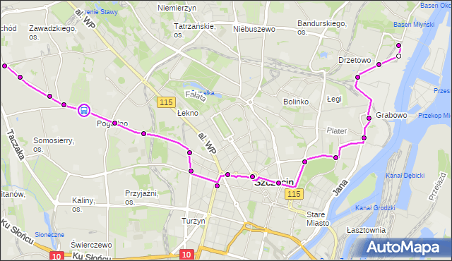 Rozkład jazdy tramwaju 5 na przystanku Konopnickiej 13. ZDiTM Szczecin na mapie Targeo