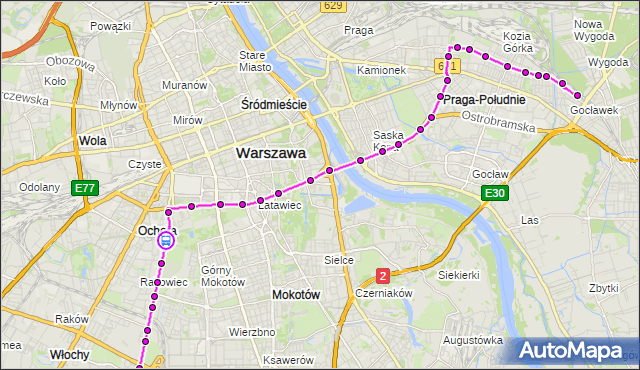 Rozkład jazdy autobusu 188 na przystanku Banacha-Szpital 01. ZTM Warszawa na mapie Targeo