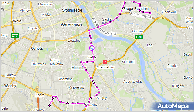 Rozkład jazdy autobusu 141 na przystanku Bartycka 01. ZTM Warszawa na mapie Targeo