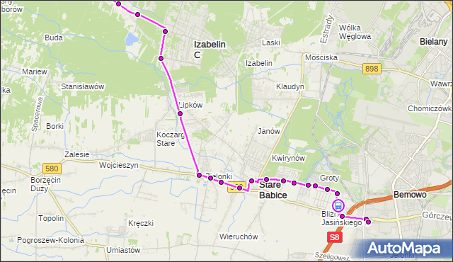 Rozkład jazdy autobusu 714 na przystanku Niska 01. ZTM Warszawa na mapie Targeo