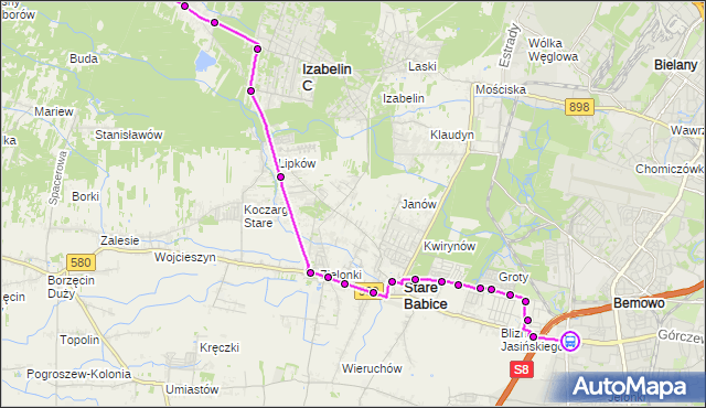 Rozkład jazdy autobusu 714 na przystanku os.Górczewska 03. ZTM Warszawa na mapie Targeo