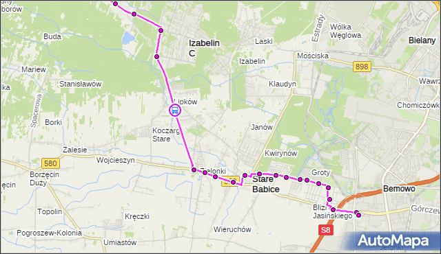 Rozkład jazdy autobusu 714 na przystanku Paschalisa-Jakubowicza 02. ZTM Warszawa na mapie Targeo