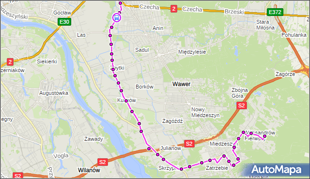 Rozkład jazdy autobusu 142 na przystanku Dzielnicowa 01. ZTM Warszawa na mapie Targeo