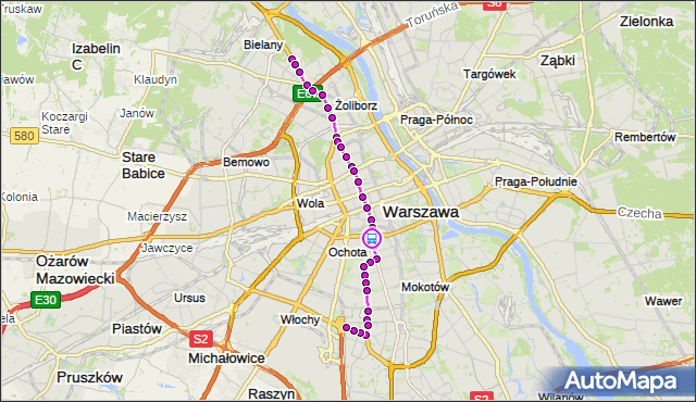 Rozkład jazdy tramwaju 17 na przystanku GUS 03. ZTM Warszawa na mapie Targeo