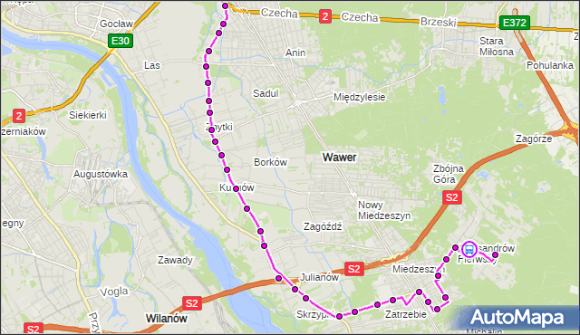 Rozkład jazdy autobusu 142 na przystanku ks.Szulczyka 02. ZTM Warszawa na mapie Targeo