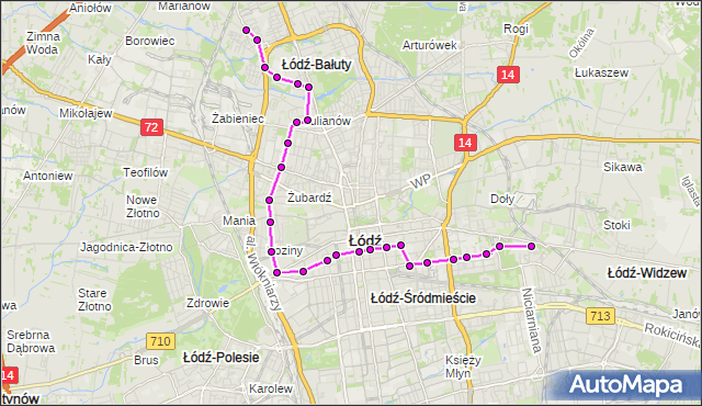 Rozkład jazdy autobusu 73 na przystanku 1 Maja - Pogonowskiego. MPKLodz na mapie Targeo