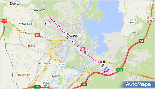 Rozkład jazdy autobusu 531 na przystanku Rondo Reagana nż 11. ZDiTM Szczecin na mapie Targeo