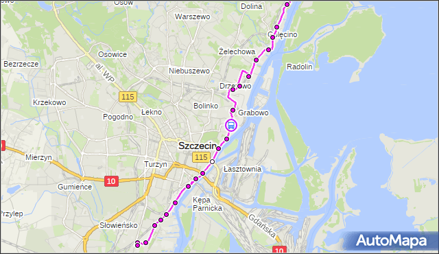 Rozkład jazdy tramwaju 6 na przystanku Dubois 21. ZDiTM Szczecin na mapie Targeo