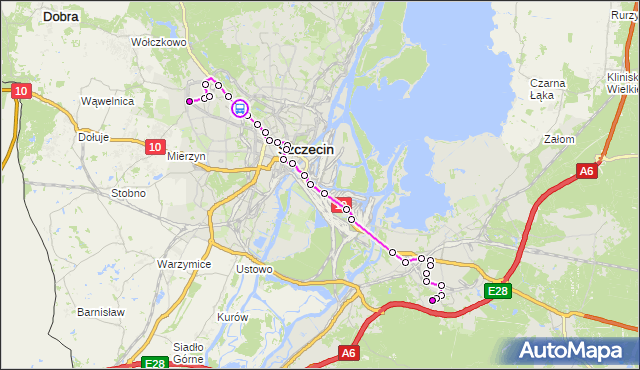 Rozkład jazdy autobusu 531 na przystanku Łękno 22. ZDiTM Szczecin na mapie Targeo