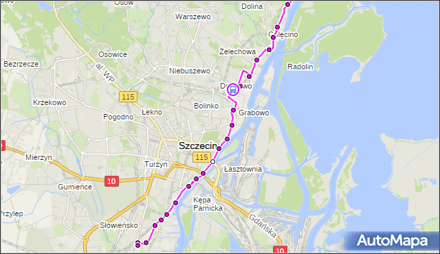 Rozkład jazdy tramwaju 6 na przystanku Lubeckiego 11. ZDiTM Szczecin na mapie Targeo