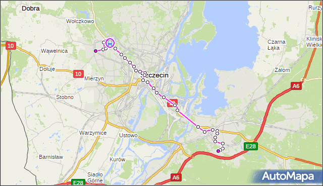 Rozkład jazdy autobusu 531 na przystanku Zajezdnia Pogodno nż 13. ZDiTM Szczecin na mapie Targeo