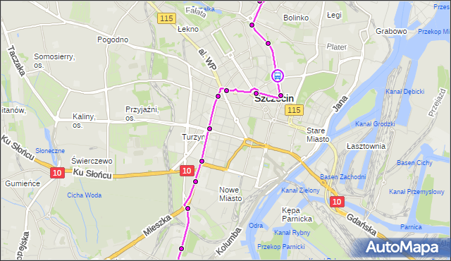 Rozkład jazdy tramwaju 12 na przystanku Rayskiego 12. ZDiTM Szczecin na mapie Targeo