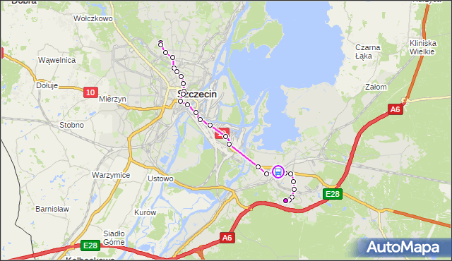 Rozkład jazdy autobusu 532 na przystanku Bagienna 21. ZDiTM Szczecin na mapie Targeo