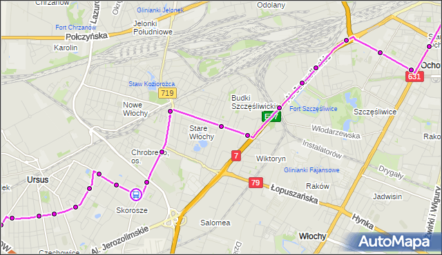 Rozkład jazdy autobusu 191 na przystanku Dzieci Warszawy 04. ZTM Warszawa na mapie Targeo