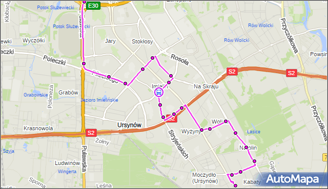 Rozkład jazdy autobusu 192 na przystanku Miklaszewskiego 03. ZTM Warszawa na mapie Targeo