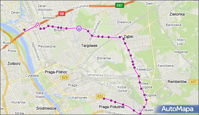 Rozkład jazdy autobusu 145 na przystanku Bohuszewiczówny 02. ZTM Warszawa na mapie Targeo