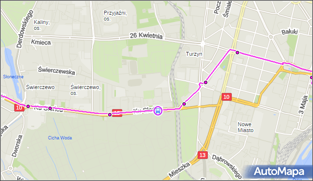 Rozkład jazdy tramwaju 8 na przystanku Cmentarz Centralny 12. ZDiTM Szczecin na mapie Targeo
