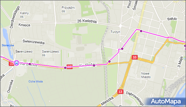 Rozkład jazdy tramwaju 8 na przystanku Ku Słońcu 22. ZDiTM Szczecin na mapie Targeo
