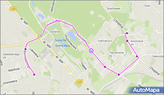 Rozkład jazdy autobusu 80 na przystanku Wojciechowskiego 11. ZDiTM Szczecin na mapie Targeo