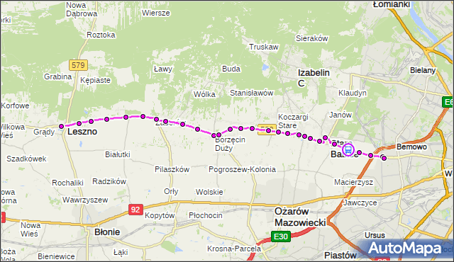 Rozkład jazdy autobusu 719 na przystanku Lubiczów 01. ZTM Warszawa na mapie Targeo