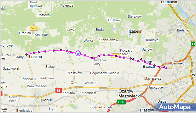 Rozkład jazdy autobusu 719 na przystanku Wyględy 01. ZTM Warszawa na mapie Targeo