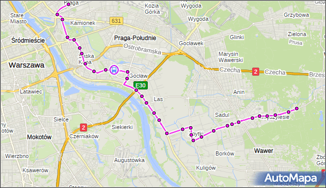 Rozkład jazdy autobusu 147 na przystanku Abrahama 02. ZTM Warszawa na mapie Targeo