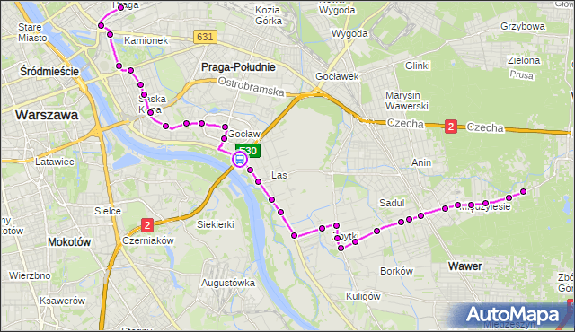 Rozkład jazdy autobusu 147 na przystanku most Siekierkowski 02. ZTM Warszawa na mapie Targeo