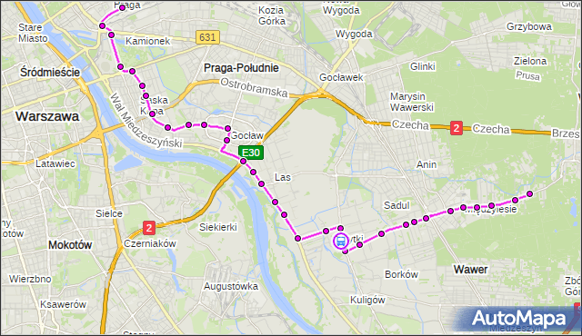 Rozkład jazdy autobusu 147 na przystanku Zerzeń 02. ZTM Warszawa na mapie Targeo