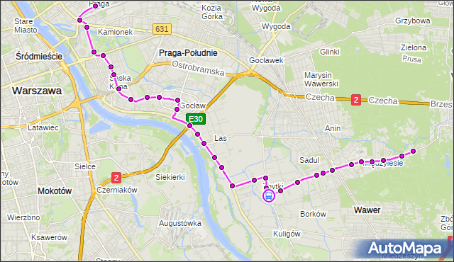 Rozkład jazdy autobusu 147 na przystanku Zwoleńska 02. ZTM Warszawa na mapie Targeo