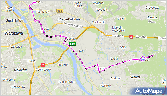 Rozkład jazdy autobusu 147 na przystanku Centrum Zdrowia Dziecka 02. ZTM Warszawa na mapie Targeo