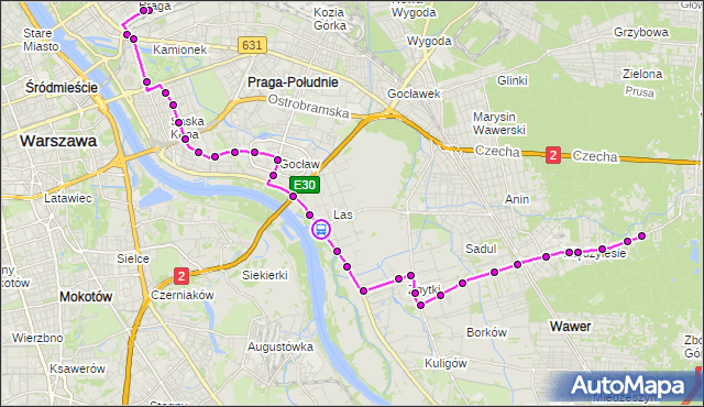 Rozkład jazdy autobusu 147 na przystanku Kadetów 01. ZTM Warszawa na mapie Targeo