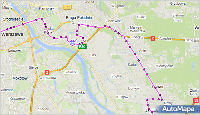 Rozkład jazdy autobusu N22 na przystanku Meissnera 03. ZTM Warszawa na mapie Targeo