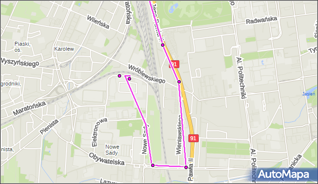 Rozkład jazdy autobusu 52 na przystanku Nowe Sady - Elektronowa NŻ. MPKLodz na mapie Targeo