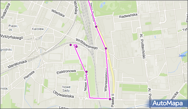 Rozkład jazdy autobusu 52 na przystanku Obywatelska - Nowe Sady. MPKLodz na mapie Targeo