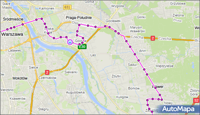 Rozkład jazdy autobusu N22 na przystanku os.Jantar 01. ZTM Warszawa na mapie Targeo