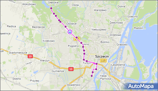 Rozkład jazdy tramwaju 9 na przystanku Unii Lubelskiej 11. ZDiTM Szczecin na mapie Targeo