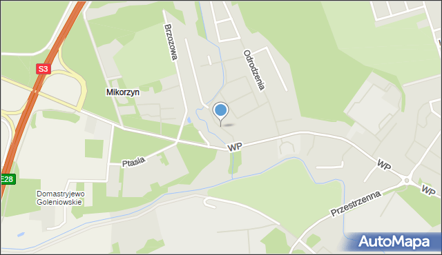 Goleniów, 11 Listopada, mapa Goleniów