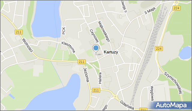 Kartuzy, 11 Listopada, mapa Kartuzy