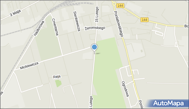 Nowogard, 15 Lutego, mapa Nowogard