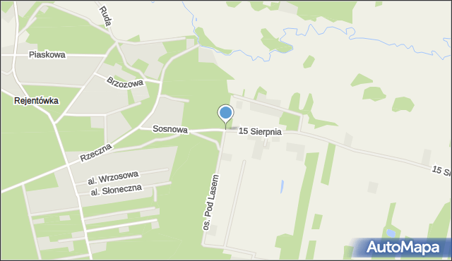 Radzymin powiat wołomiński, 15 Sierpnia, mapa Radzymin powiat wołomiński