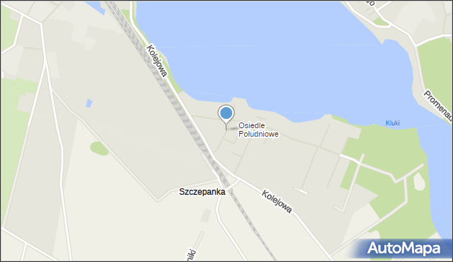 Choszczno, 1 Maja, mapa Choszczno