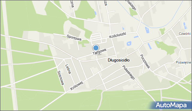 Długosiodło, 1 Maja, mapa Długosiodło